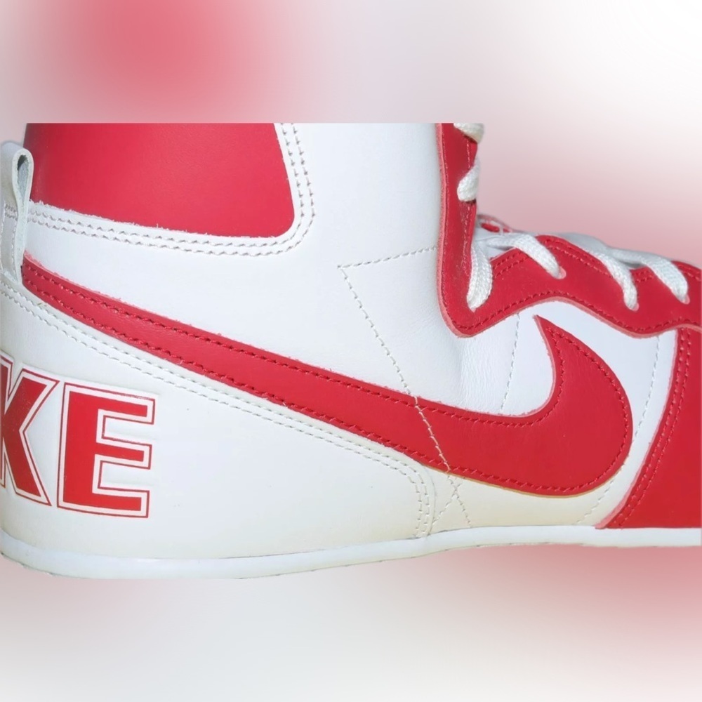 🔥Nike Terminator High Shoes White University Red [FJ4454-100] Mens Size 8.5🔥 - Picture 6 of 12